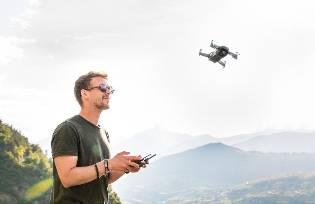 boyfriend with drone gift